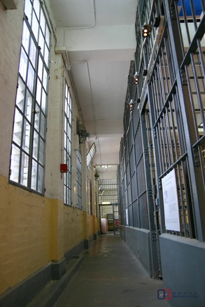jail cell block walk way